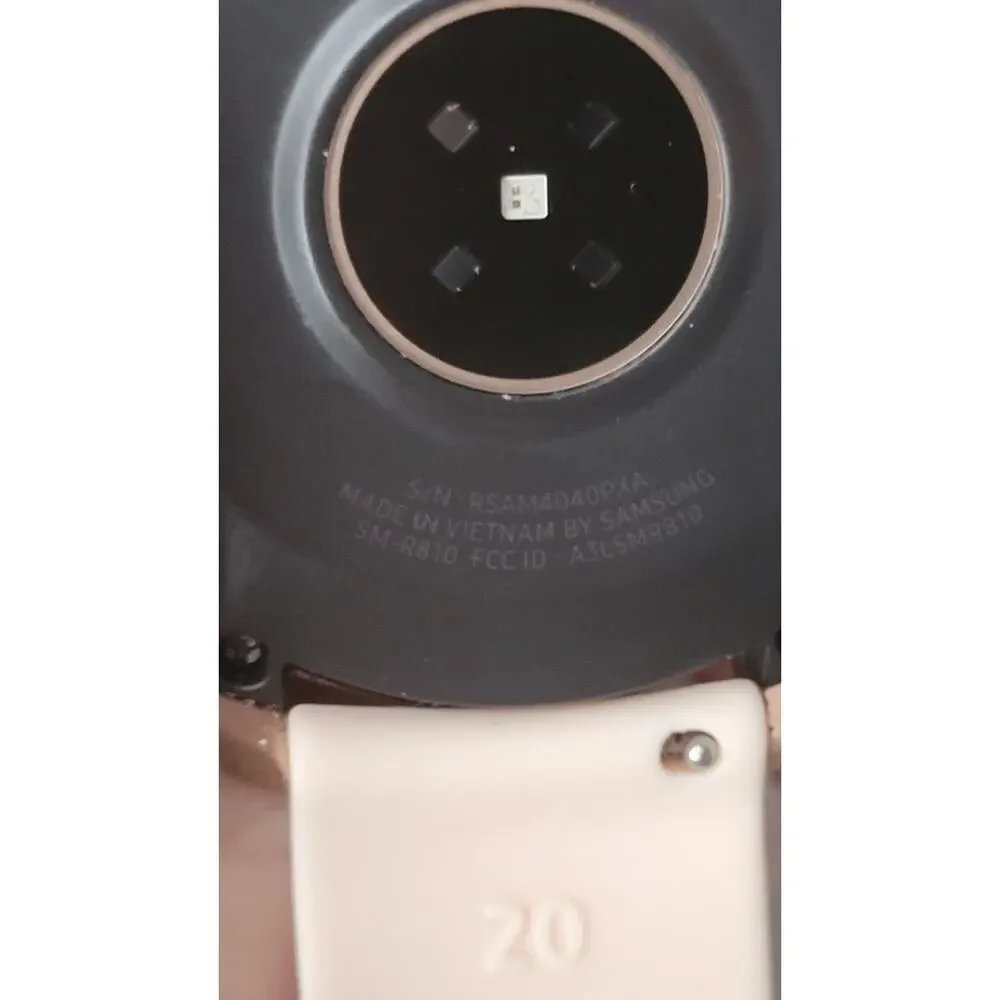 Samsung Galaxy Watch3 41mm SM-R810 Rose Gold Smartwatch For Parts Repair...